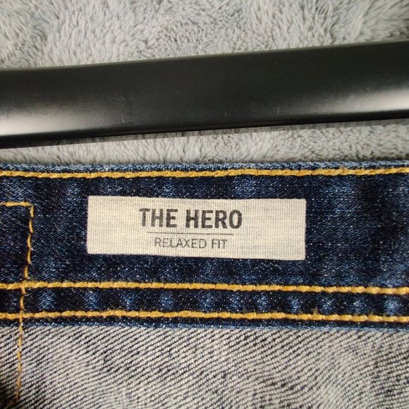 AG Adriano Goldschmied Jeans Men 36 Blue Hero Relaxed Straight Denim Pants 36x34 - Picture 8 of 9